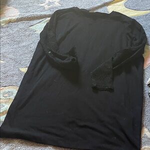 Elegant Black Long Sleeve Dress